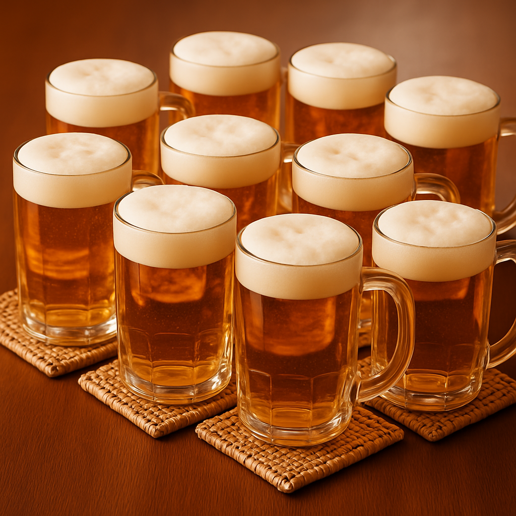 Kit 12 Canecas de Vidro Zero Grau 320ml Chopp Cerveja Gelada, Alta Qualidade e Durabilidade