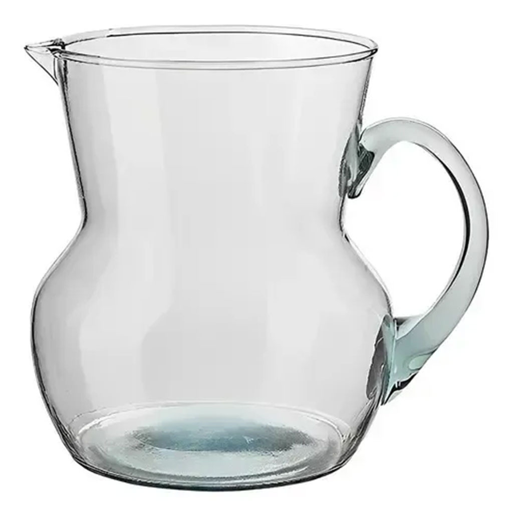 Jarra de Vidro Grande Cristal Elegante 1,8 Litros Vidro Fino Pichorra Transparente Para Suco Água Vidro Resistente