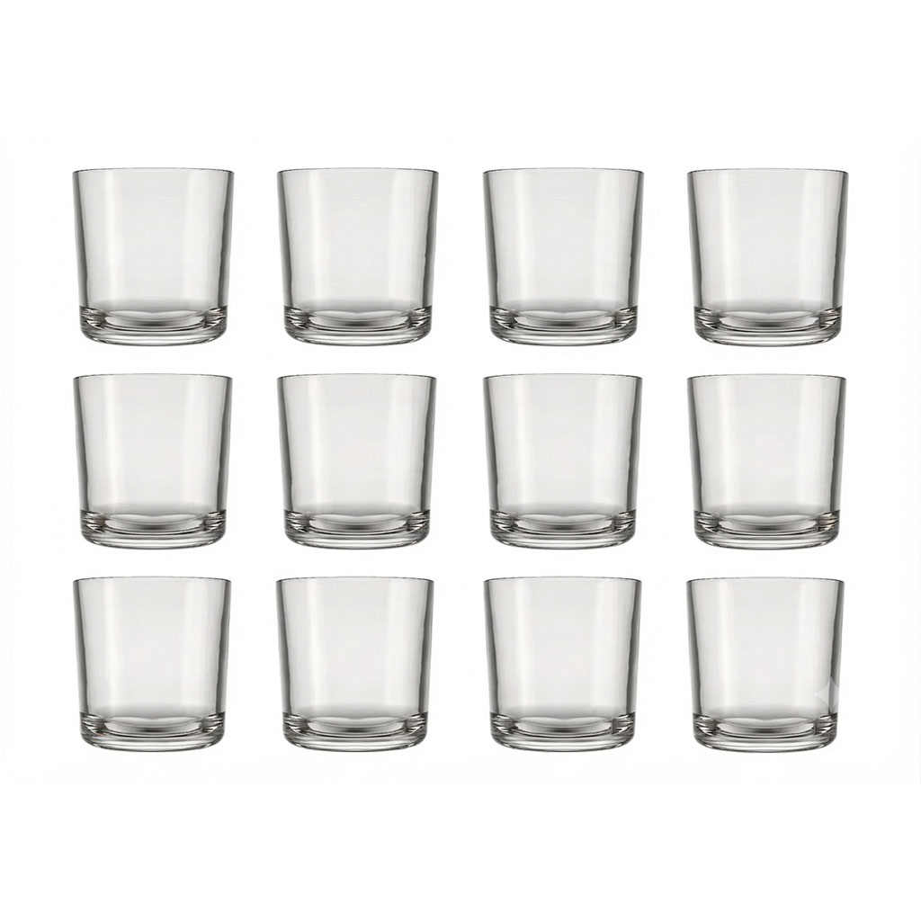Kit Copo Bar Whisky Nadir 265ml Copo Resistente para Whisky, Drinks e Água Alta Durabilidade
